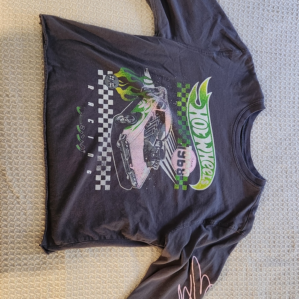 MAD Engine Hot Wheels Black Long Sleeve Shirt